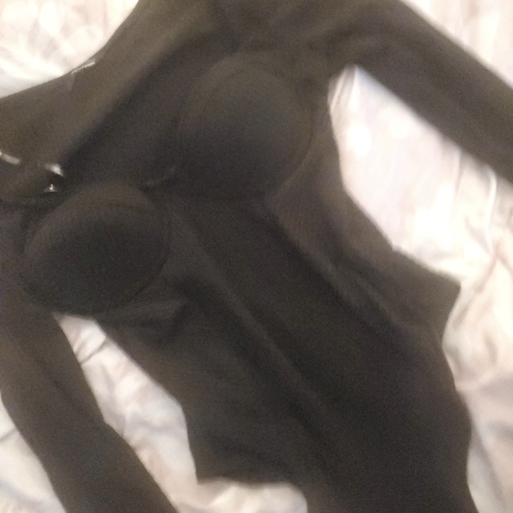 Black Fashion Nova Bodysuit